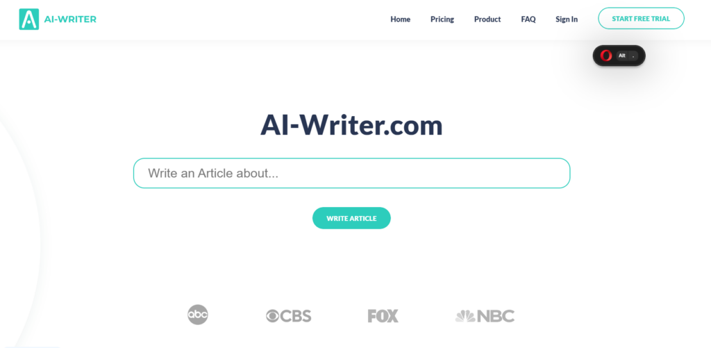 AI writer