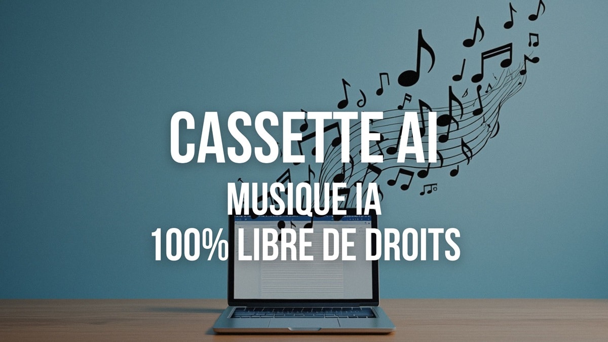 CassetteAI : création musicale avec l&rsquo;IA (gratuit & libre de droits)