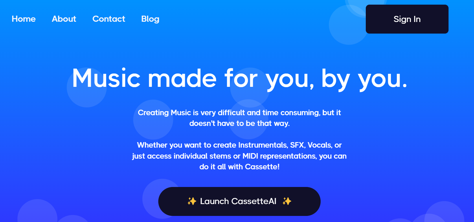 CassetteAI : création musicale avec l&rsquo;IA (gratuit & libre de droits)