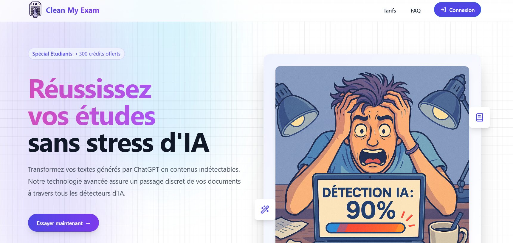 Clean My Exam : l&rsquo;outil pour humaniser vos textes IA et éviter le plagiat
