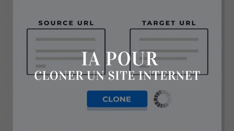 IA pour cloner un site internet