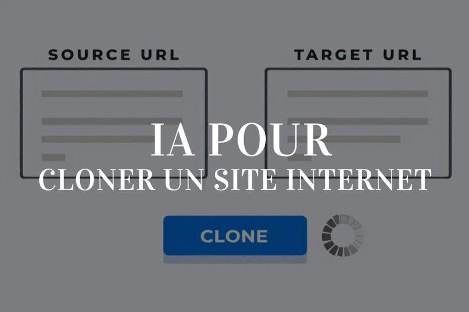 IA pour cloner un site internet