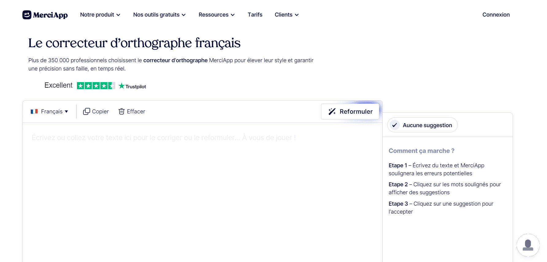 CORRECTEUR D ORTHOGRAPHE IA GRATUIT visual data 2