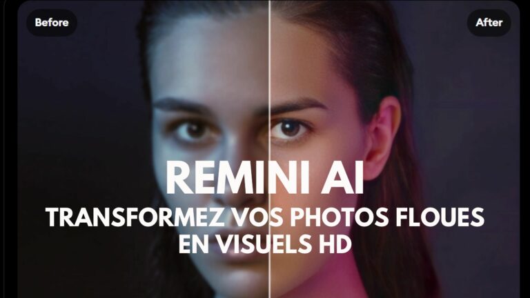 Remini AI Transformez vos photos floues en visuels HD