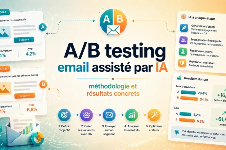 a b testing email ia