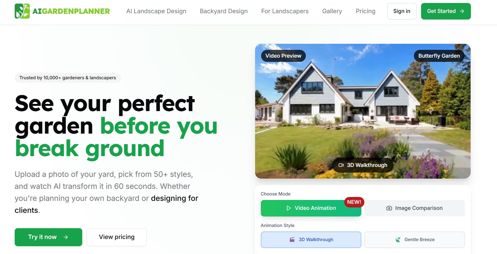 AI Garden Planner : recommandations de plantes par IA