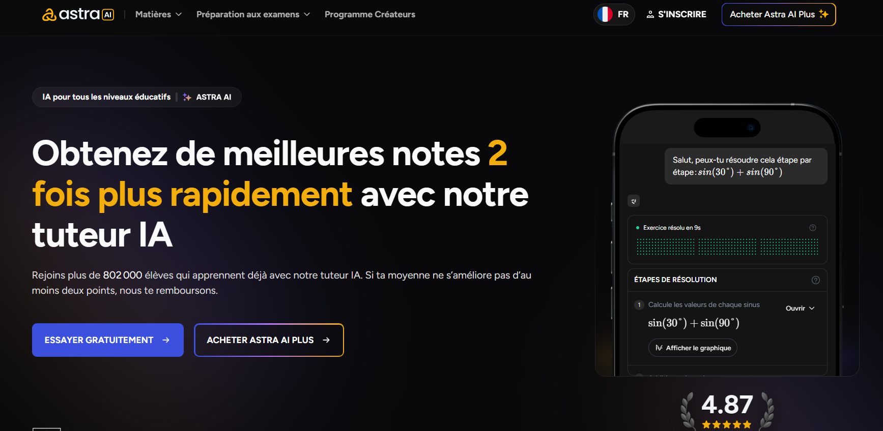 Astra AI : fini la galère en maths ?