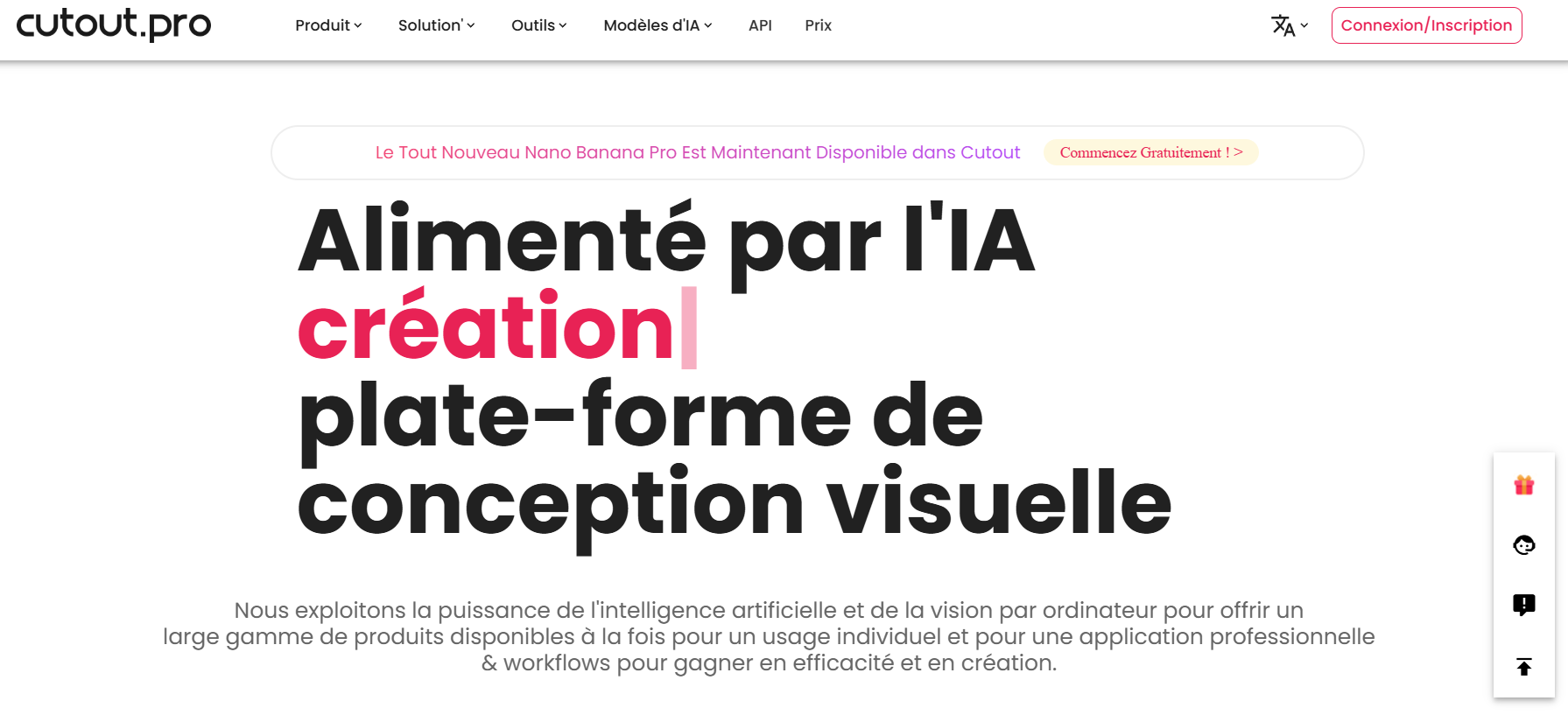Cutout.pro : création rapide et efficace de contenu visuel