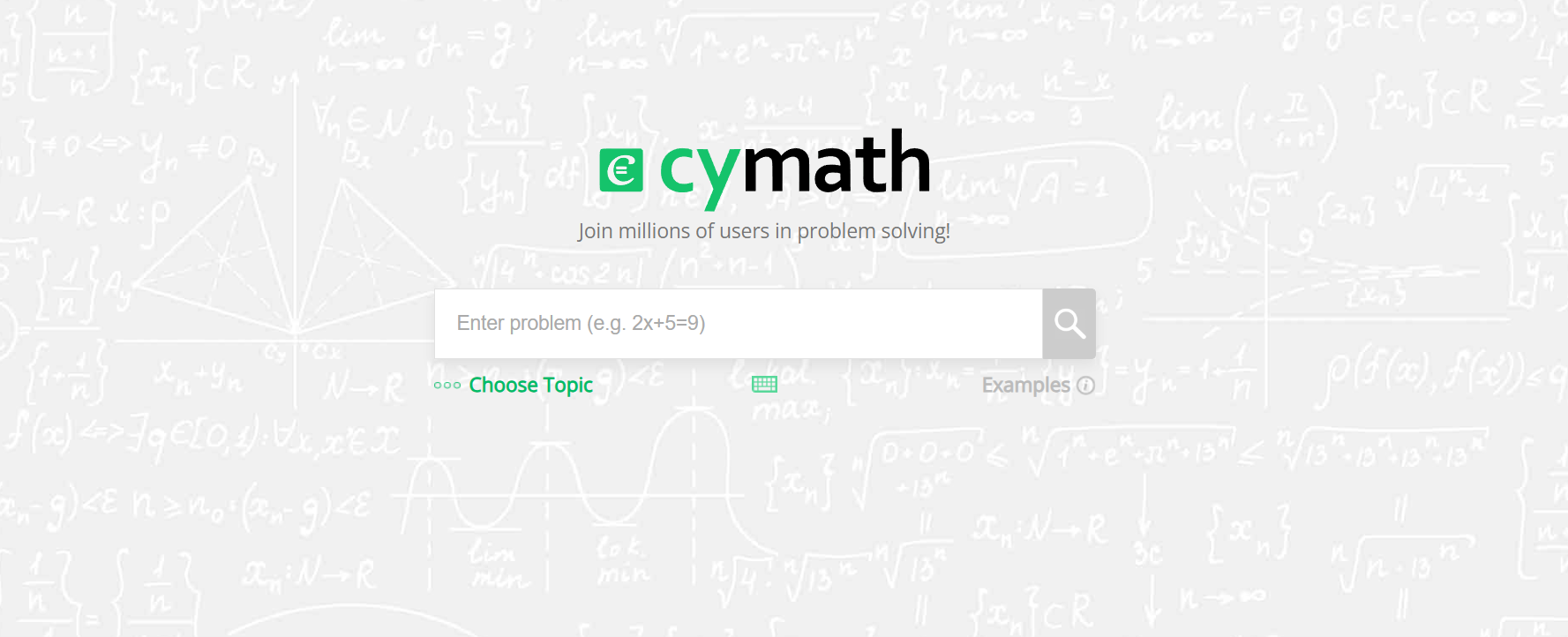Cymath : un solveur mathématique pédagogique