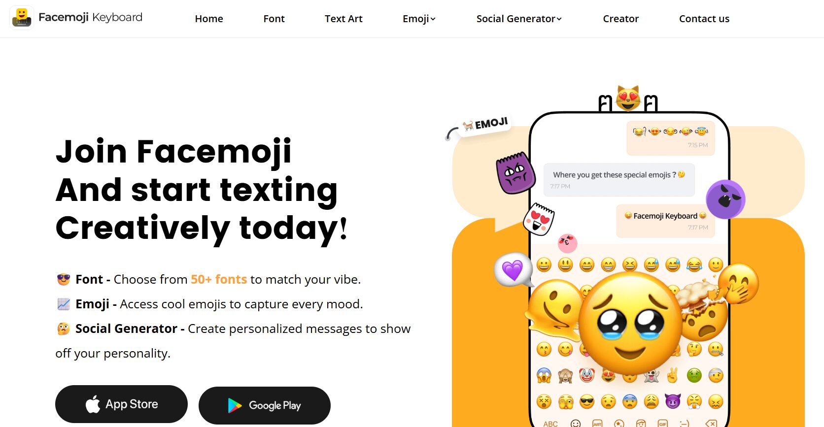 Facemoji : le clavier IA qui crée des emojis à votre image