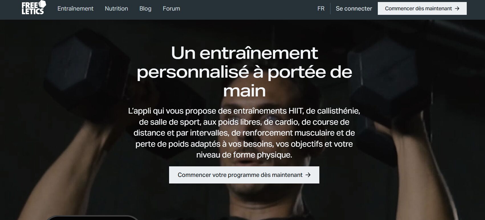 Freeletics : entraînement HIIT poids du corps avec Coach IA