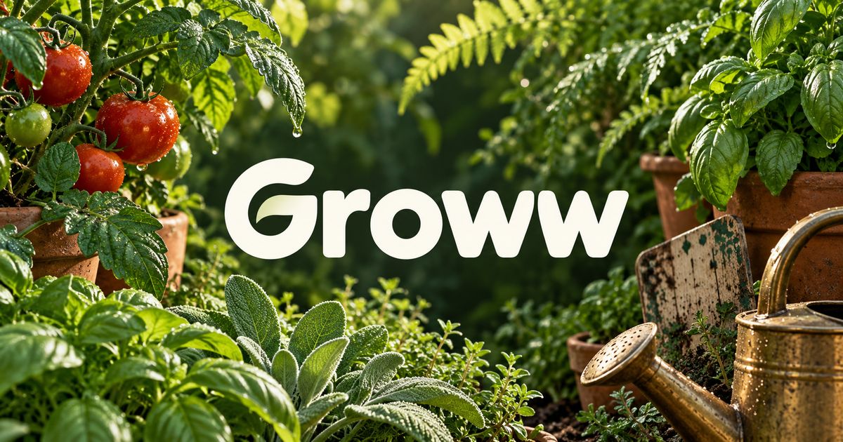 Groww : reconnaître vos plantes et organiser leur entretien
