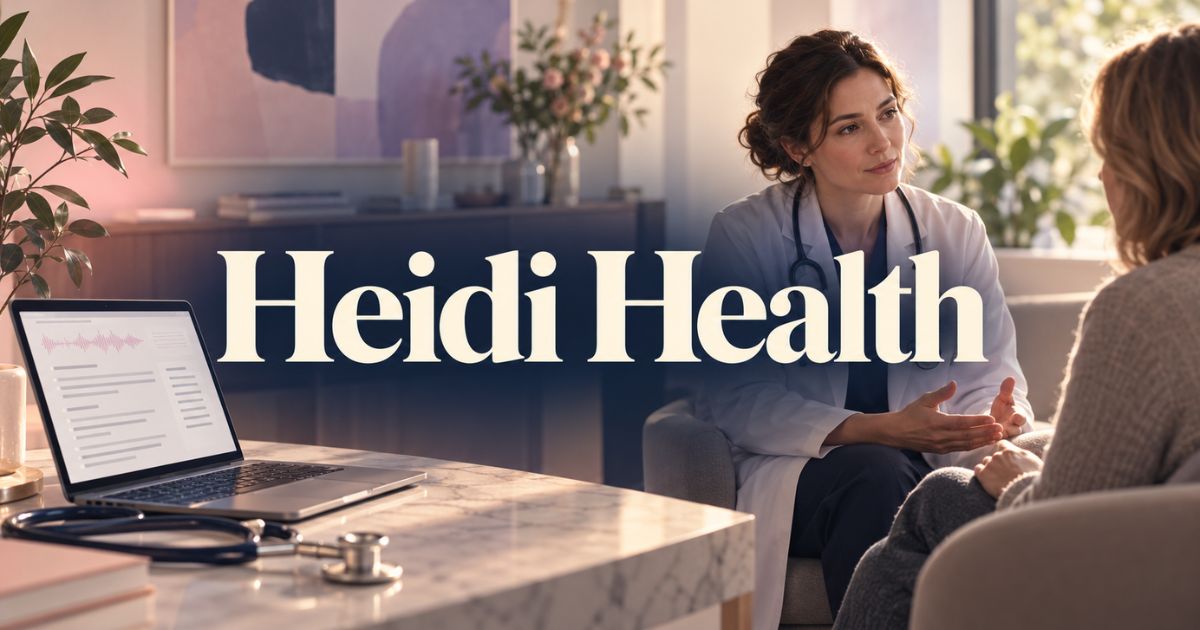 Heidi Health : rédiger les notes et courriers de consultation