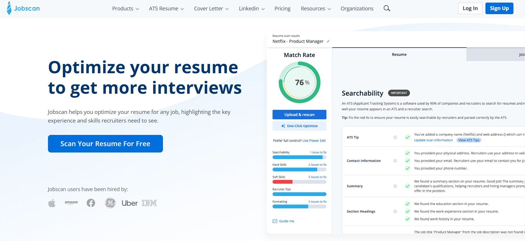 Jobscan : scanner ATS pour optimiser votre CV par offre d’emploi