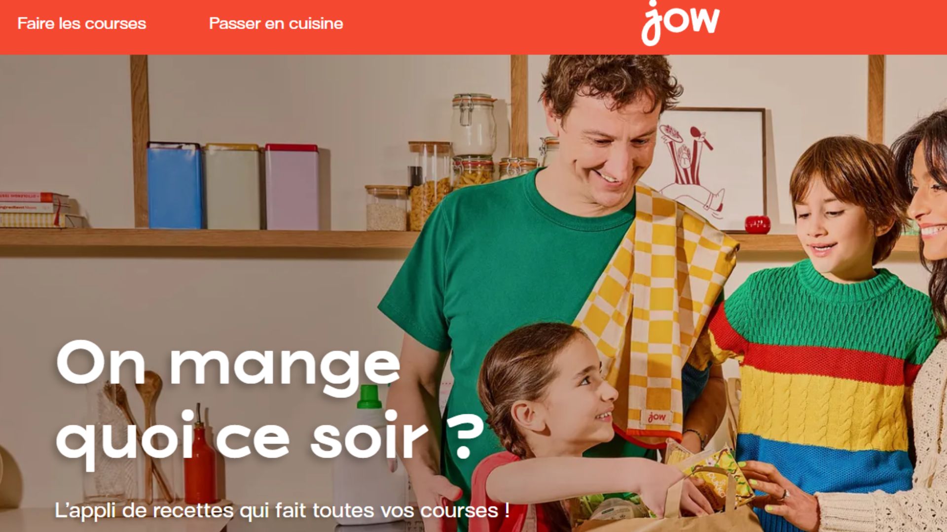 Jow : planifier ses repas et remplir son drive en un clic