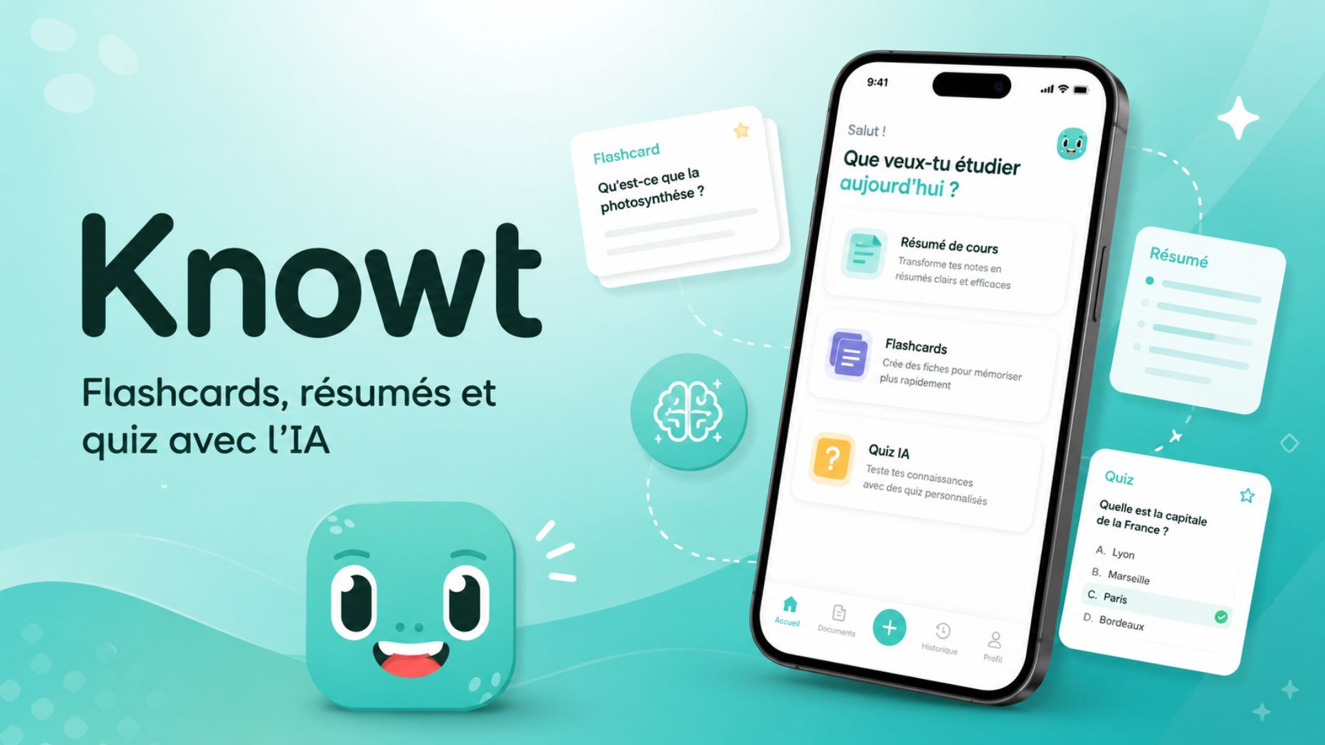 Knowt : créer des flashcards et réviser avec l’IA
