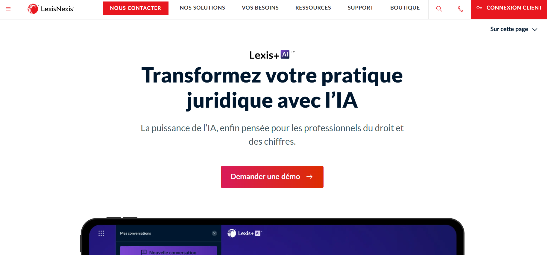 Lexis+ AI : gagnez en précision et en temps dans votre pratique juridique
