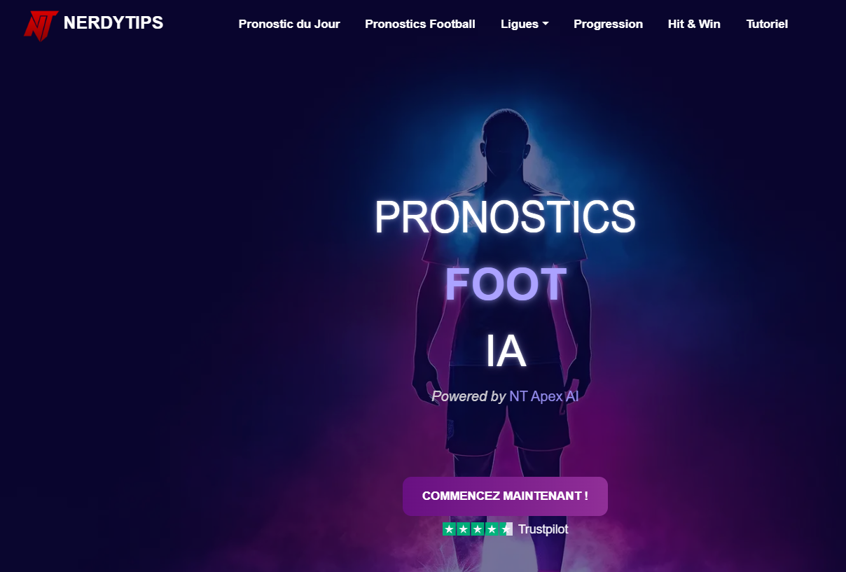 NerdyTips : l&rsquo;outil IA pour vos pronostics football