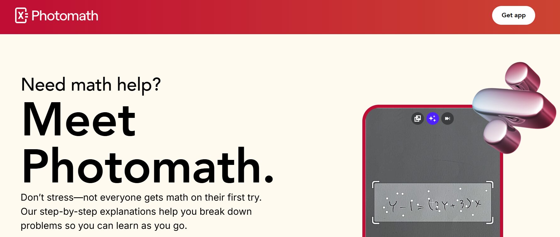 Photomath : résolvez vos équations en les photographiant