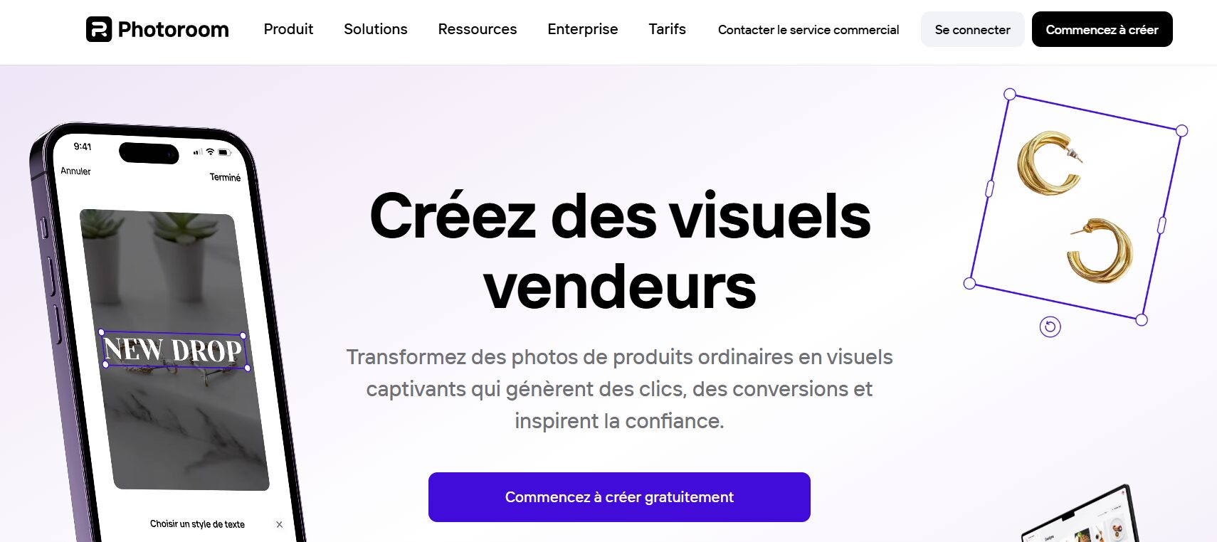 Photoroom : l&rsquo;éditeur photo IA