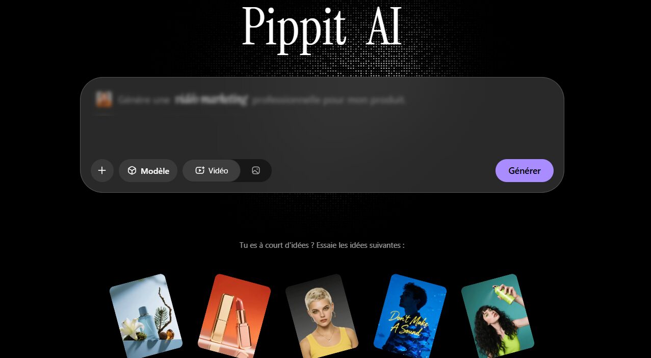 Pippit AI : créer des vidéos marketing depuis une URL