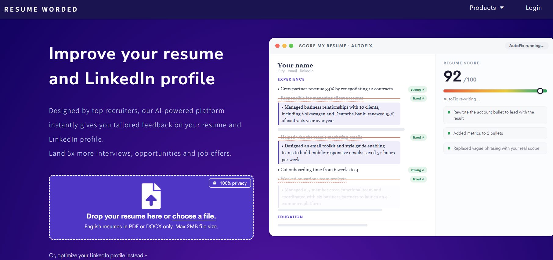 Resume Worded