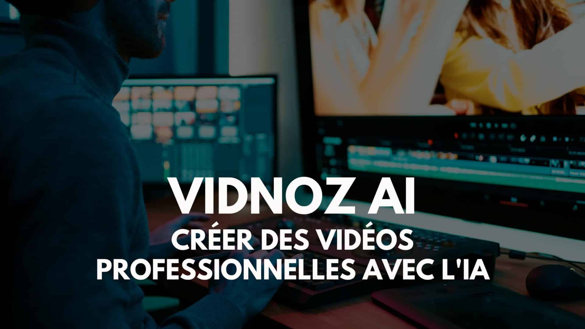 Vidnoz AI : créez des vidéos professionnelles en quelques minutes grâce à l&rsquo;IA