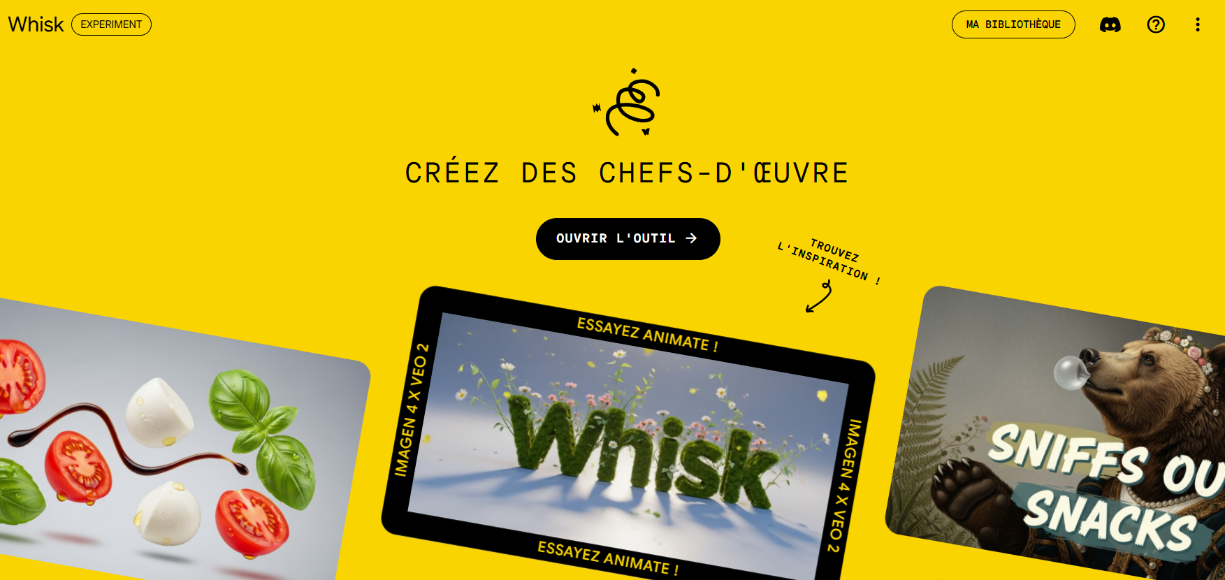 Whisk par Google : transformez vos photos pour générer des visuels et vidéos