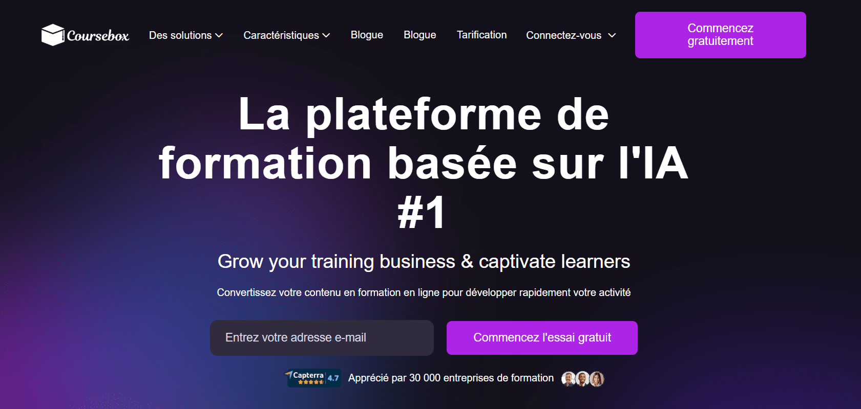 Coursebox : l&rsquo;assistant IA des formateurs et enseignants