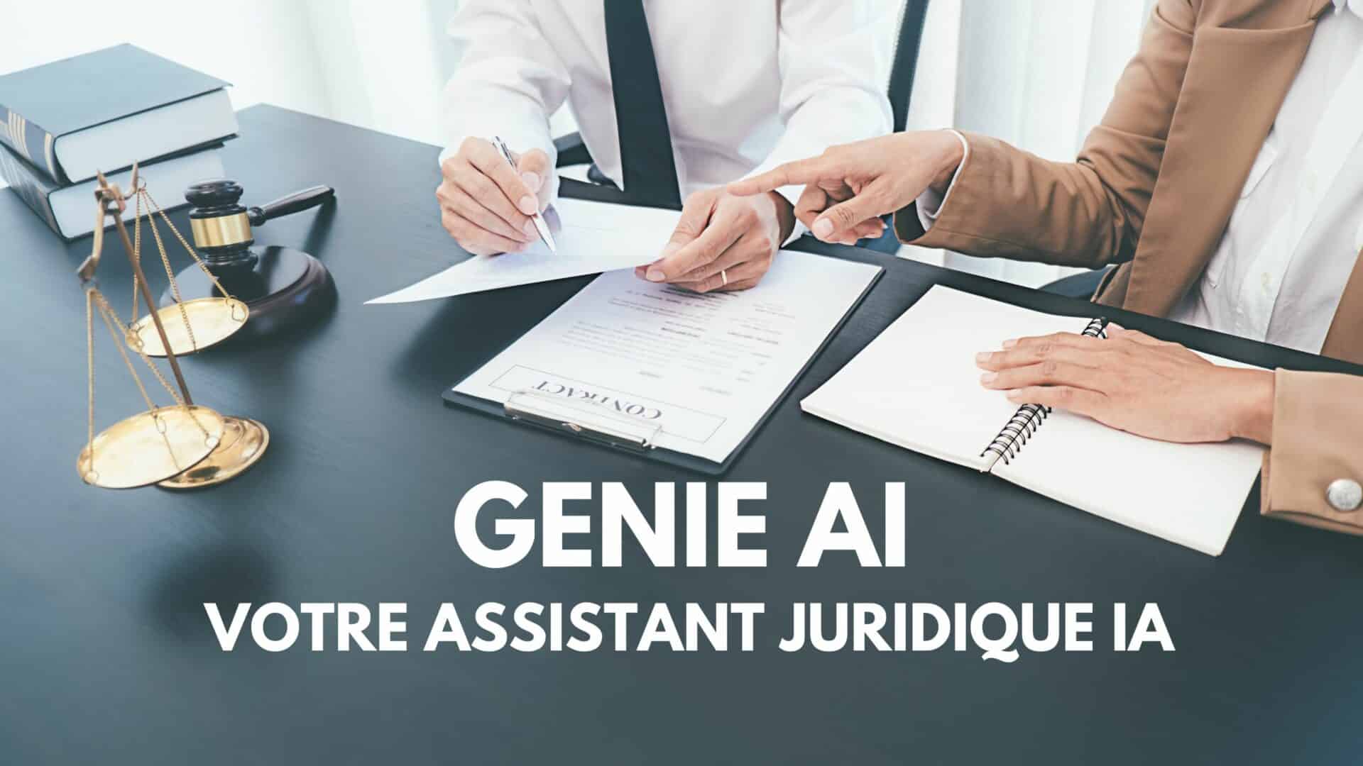 genie ai votre assistant juridique ia