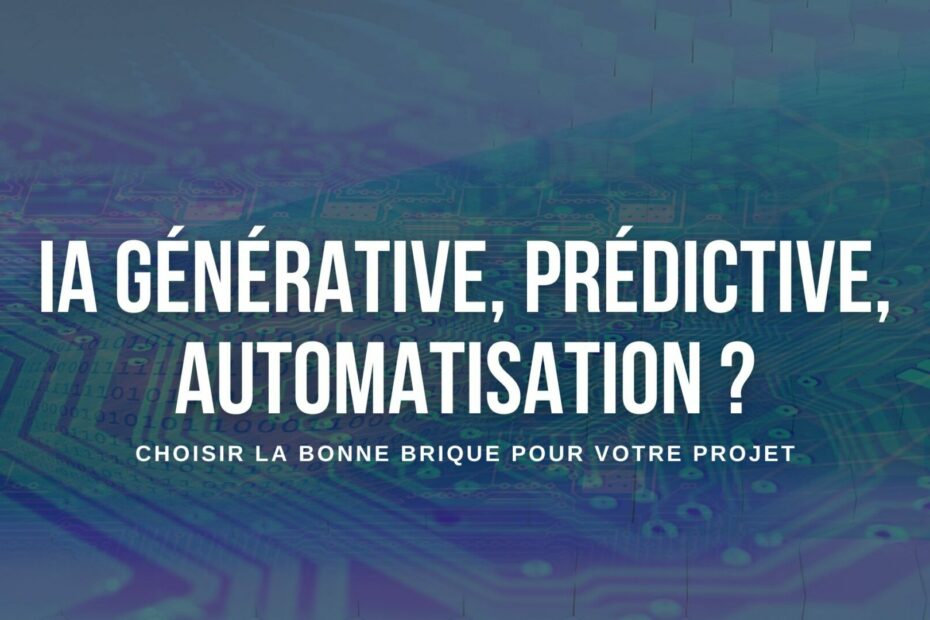 ia entreprise generative predictive automatisation