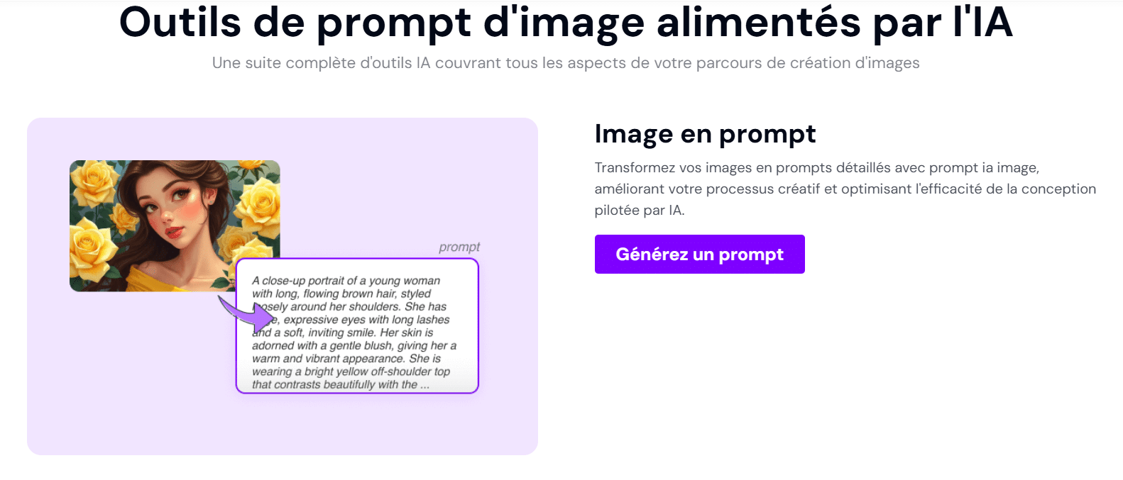 ImagePrompt : transformez vos images en prompts IA détaillés