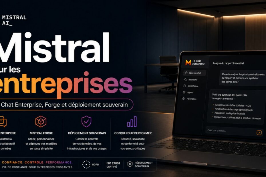 Mistral entreprises Le Chat Enterprise Forge déploiement souverain