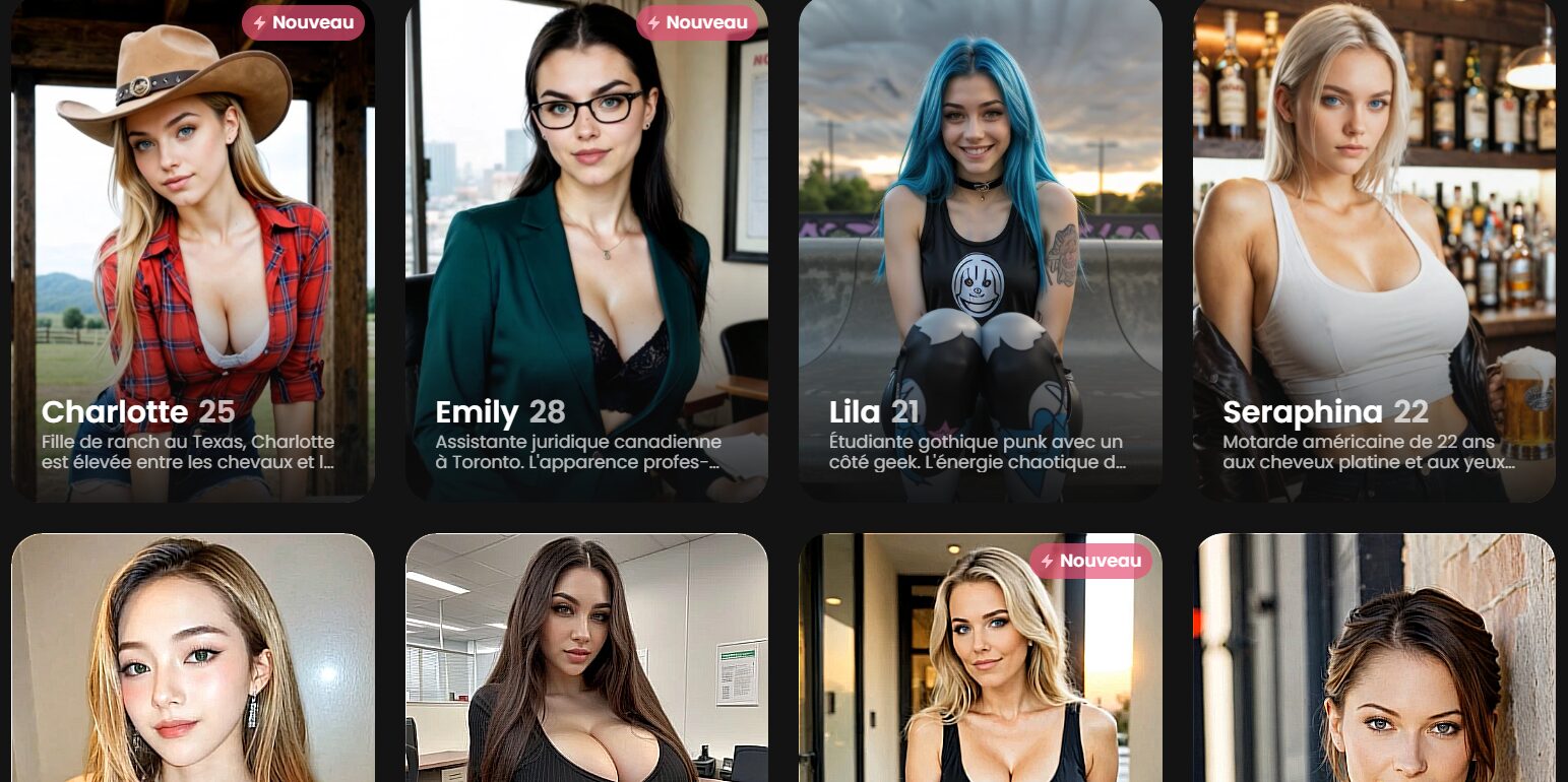 Personnalisation d'avatar Candy.ia