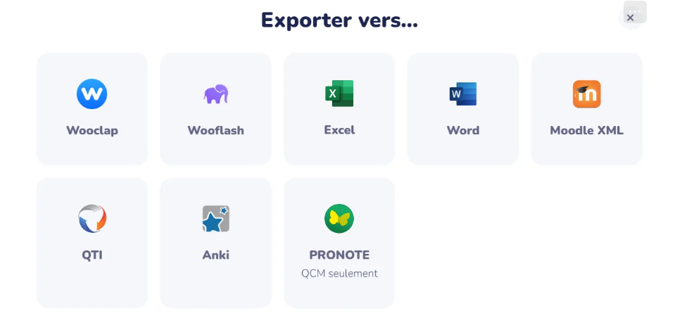 quiz wizard exporter