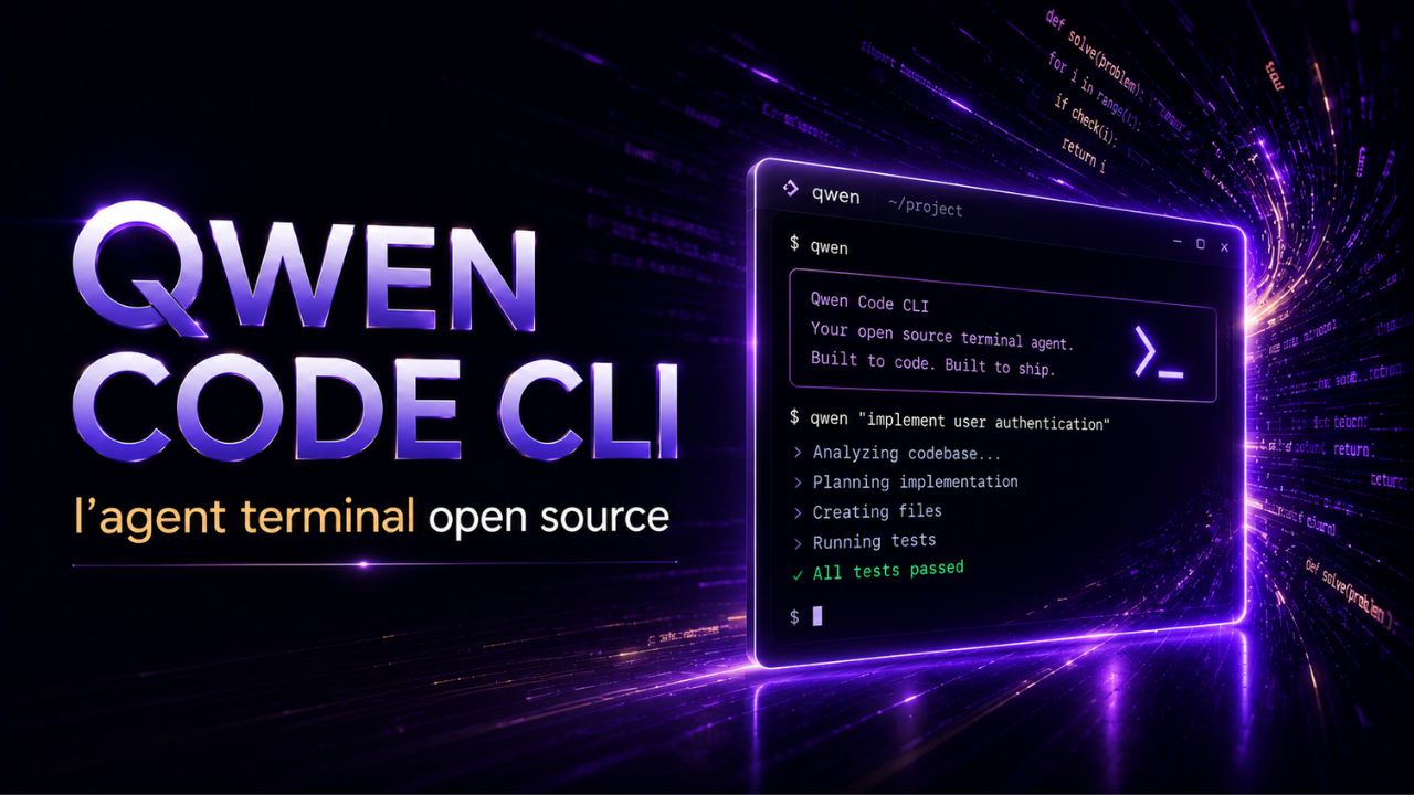 Qwen Code CLI : l'agent terminal open source de Qwen