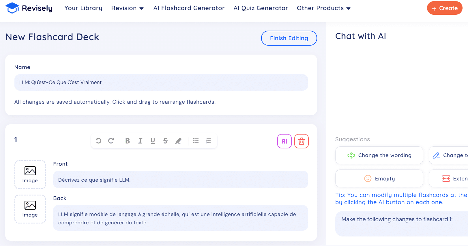 Revisely : l&rsquo;outil d&rsquo;apprentissage IA pour optimiser vos révisions