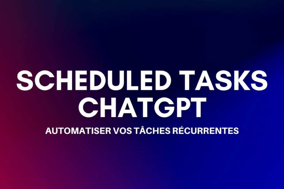 scheduled tasks chatgpt