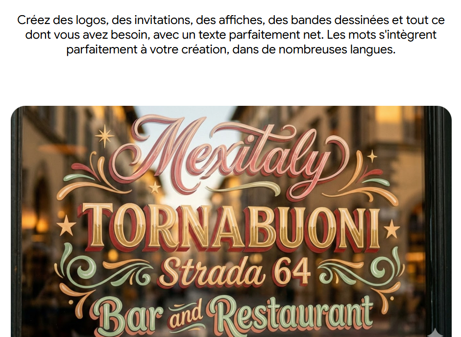 texte avec nano banana pro