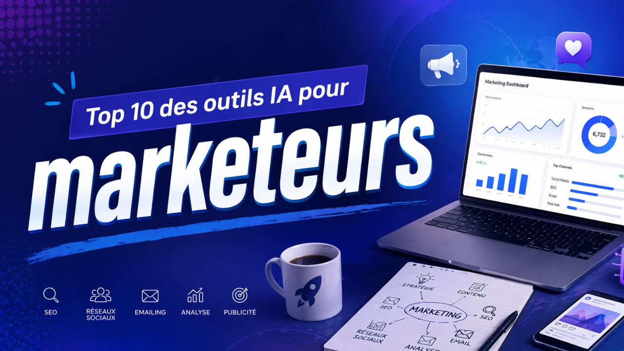 Top 10 des outils IA pour marketeurs en 2026 : sélection