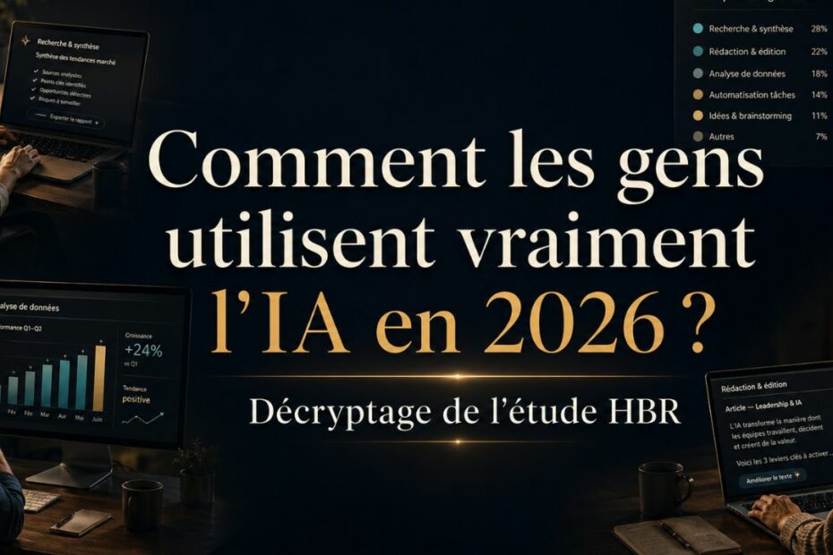 vrais usages ia 2026 etude hbr