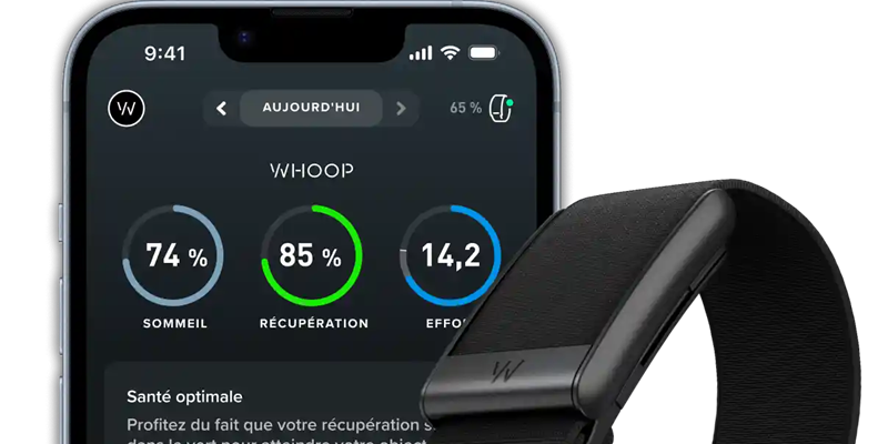 Whoop 5.0 et Whoop MG, bracelets de performance medical-grade avec ECG et pression artérielle